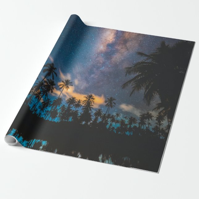 Vackra havskreater presentpapper (Utrullad)