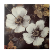 Vackra hemplattor i blommigt guld