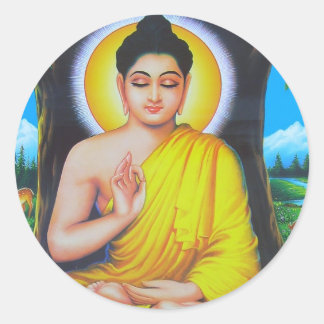 Vackra Hindu Dieties och Goddesses Runt Klistermärke