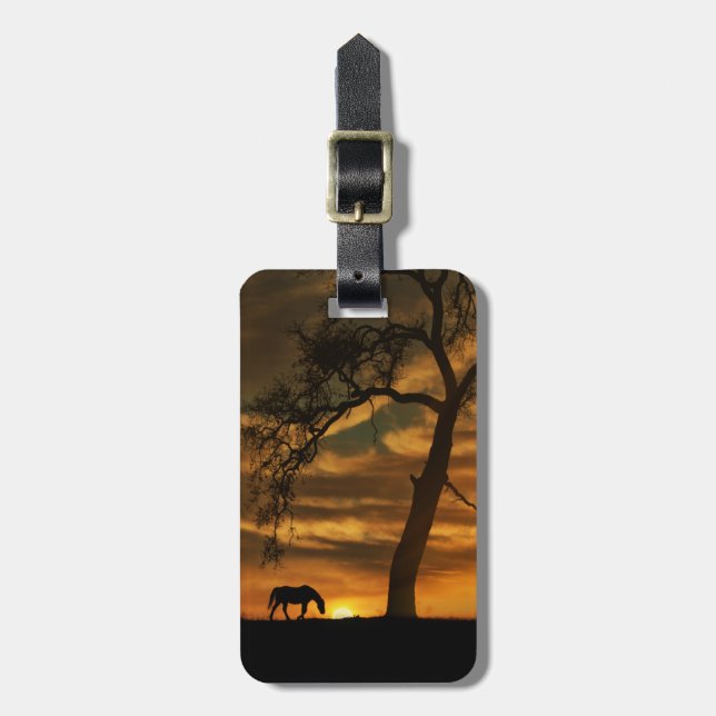 Vackra horse Luggage Tags Bagagebricka (Vertikal Framsida)