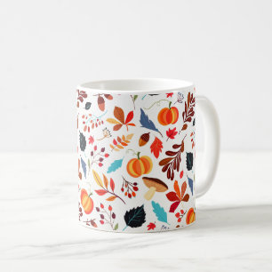 Vackra hösten Mönster - Kaffemugg