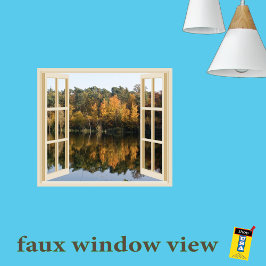 Vackra hösten Sjö Poster Ram