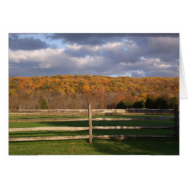 Vackra höstens Färg-fotokort för Anpassningsbar OBS Kort