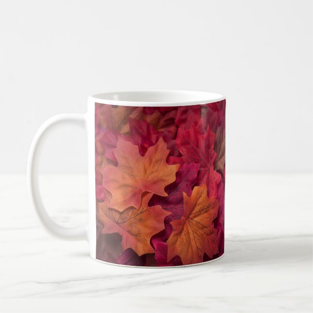 Vackra höstlöv kaffemugg (Vänster)