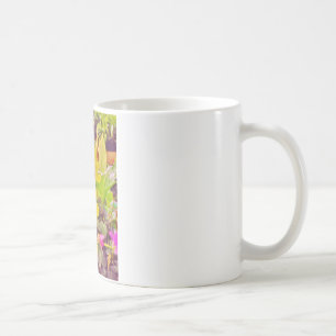 Vackra höstorkidéer i Gult Kaffemugg