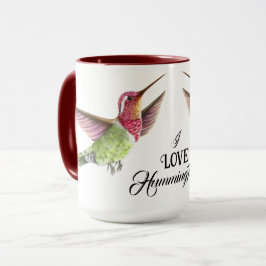 Vackra Hummingbird under Flight Mugg