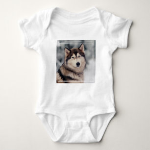 Vackra Husky på utsidan T Shirt