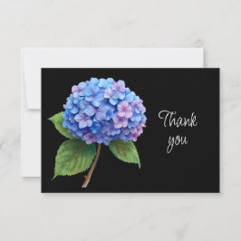 Vackra Hydrangea Blommor Tack Kort
