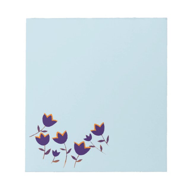 vackra idéer om blommigt. blomstertema anteckningsblock (Framsida)