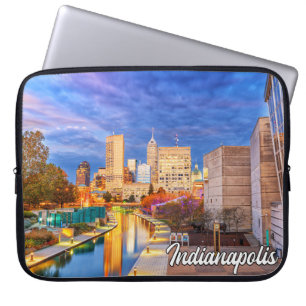 Vackra Indianapolis, Indiana, Förenta staterna Laptop Fodral