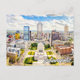 Vackra Indianapolis, Indiana, Förenta staterna Vykort