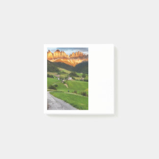 Vackra italienska bergsdal Post-it-lappar Post-it Block