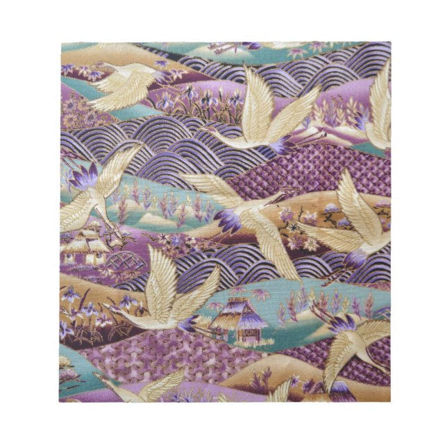 Vackra japanska Cranes Anteckningsblock (Framsida)