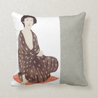 Vackra japanska konstdesign kastkuddar kudde