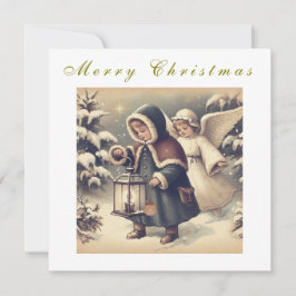 Vackra julenglar semester vykort