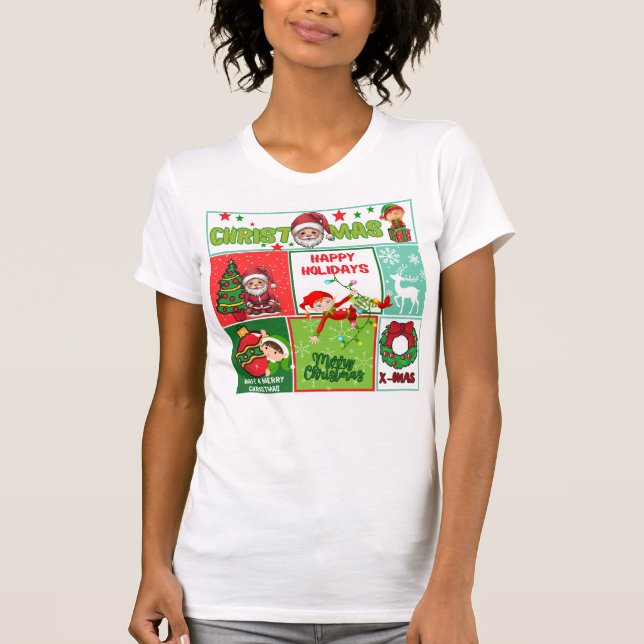 Vackra julklappar t shirt (Framsida)