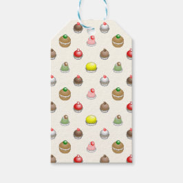 Vackra kakor i Loely Färg Presentetikett