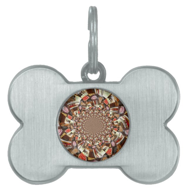 Vackra kakor och öknar ID-bricka husdjur (Framsidan)