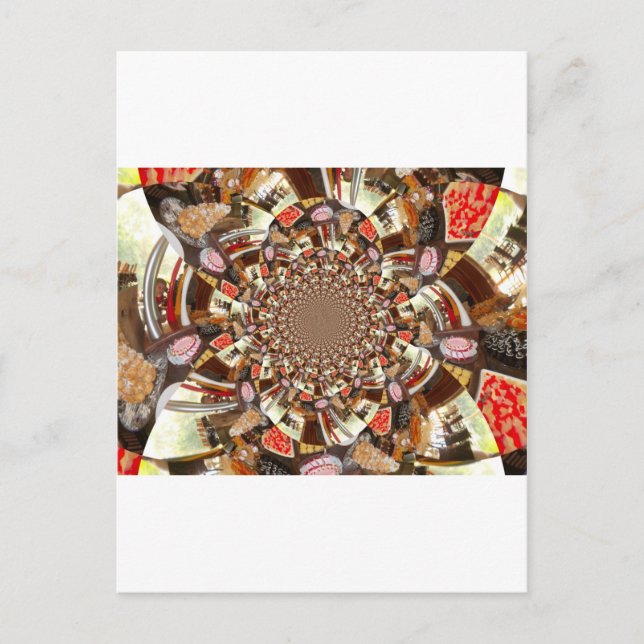 Vackra kakor och öknar vykort (Framsida)