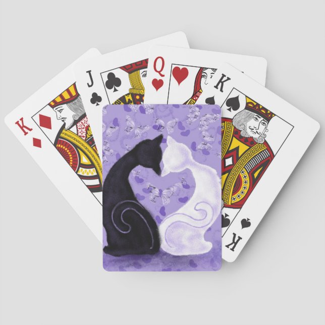 Vackra Kärlek par kassakort Casinokort (Baksidan)