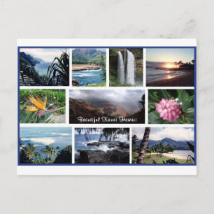 Vackra Kauai Foton - vykort