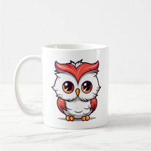 Vackra Kawaii Stil Uggla Tecknad-77038 Kaffemugg