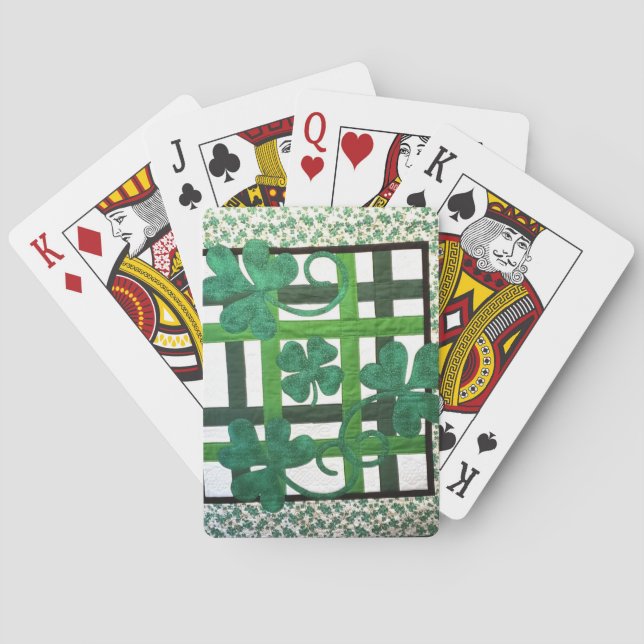 Vackra, keltiska Klöver-kort Casinokort (Baksidan)