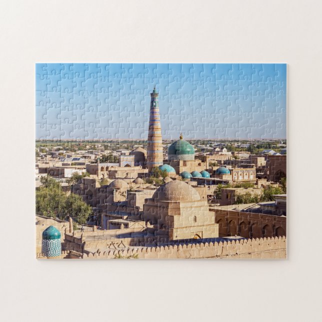 vackra Khiva - Uzbekistan, Asien Pussel (Horisontell)