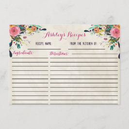 Vackra kort för Blommigt