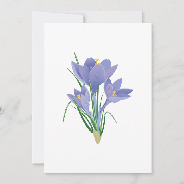 Vackra kronor Flower Julkort (Framsida)