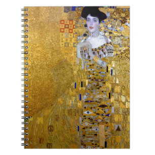 Vackra kvinnan i Guld Gustav Klimt Anteckningsbok
