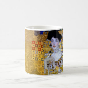 Vackra kvinnan i Guld Gustav Klimt Coffee Mu Kaffemugg