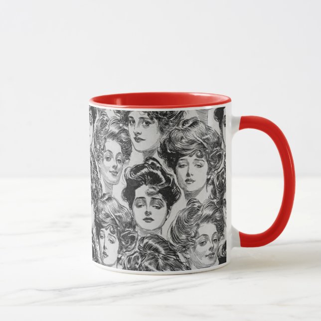 Vackra kvinnor 1903 mugg (Höger)