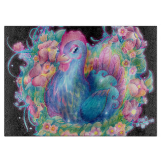 Vackra kycklingar och blommor
