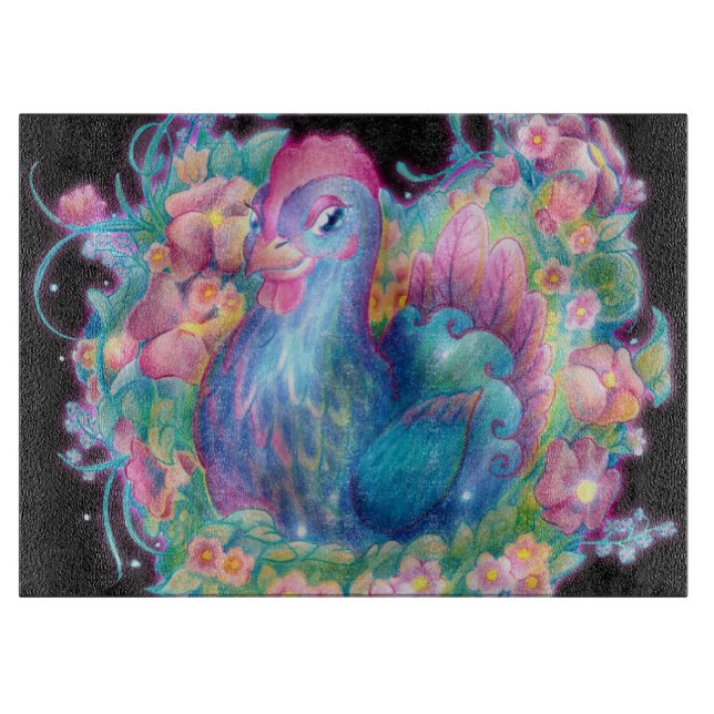Vackra kycklingar och blommor (Framsidan)
