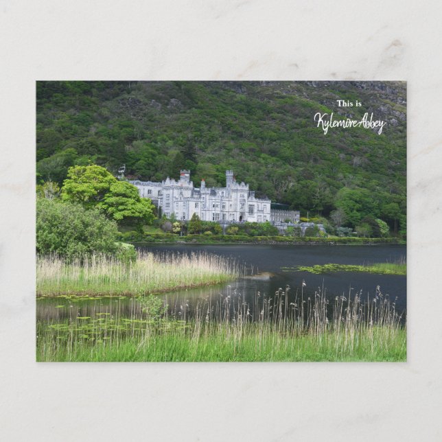 Vackra Kylemore Abbey, Irland Vykort (Framsida)