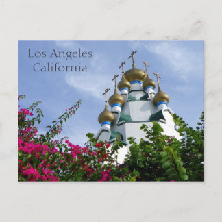 Vackra kyrkan i Los Angeles Postcard! Vykort