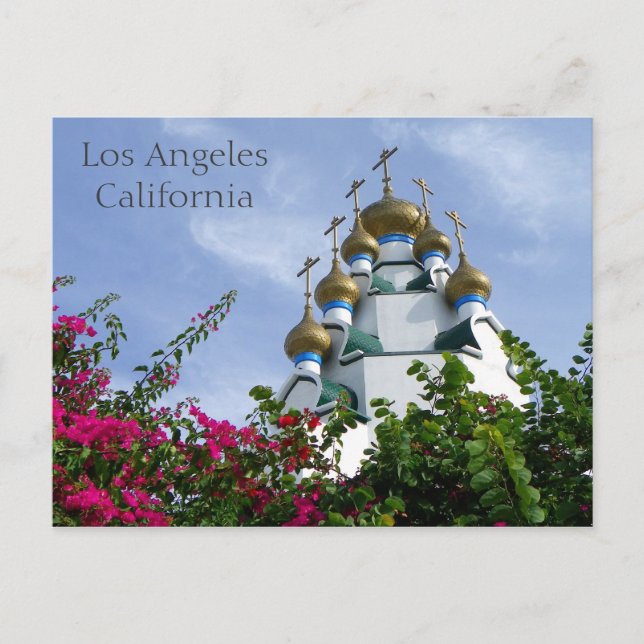 Vackra kyrkan i Los Angeles Postcard! Vykort (Framsida)
