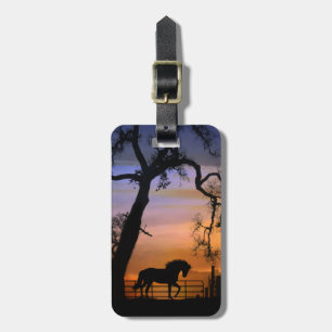 Vackra Land Horse Luggage Taggs Bagagebricka