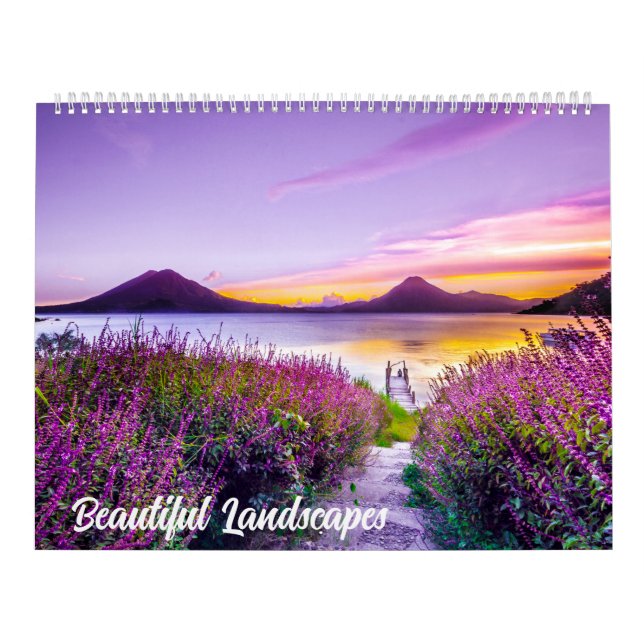 Vackra landskap kalender (Omslag)
