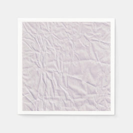 Vackra lavendelfärgade servetter med skrynklig des