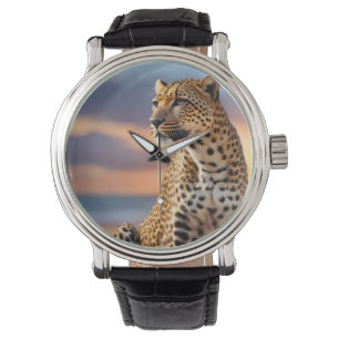 Vackra Leopard Armbandsur