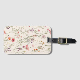 Vackra lila rosa röda blommor bagagebricka