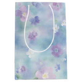 Vackra lila vita blommor bröllopsdusch