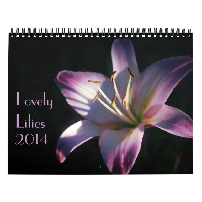Vackra Lily-foton Kalender (Omslag)