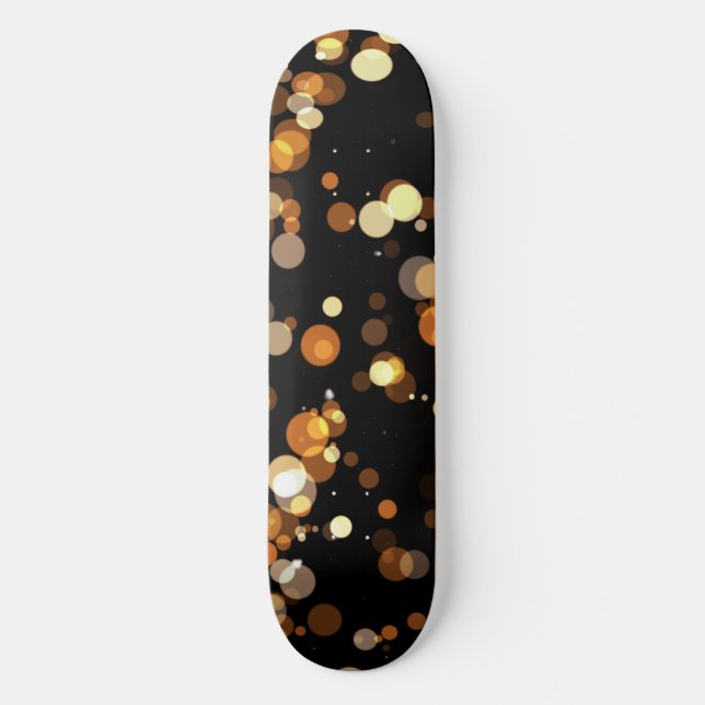 Vackra ljusbubblor mini skateboard bräda 18,5 cm (Framsida)