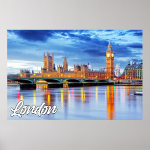Vackra London, England, Förenade kungariket Poster