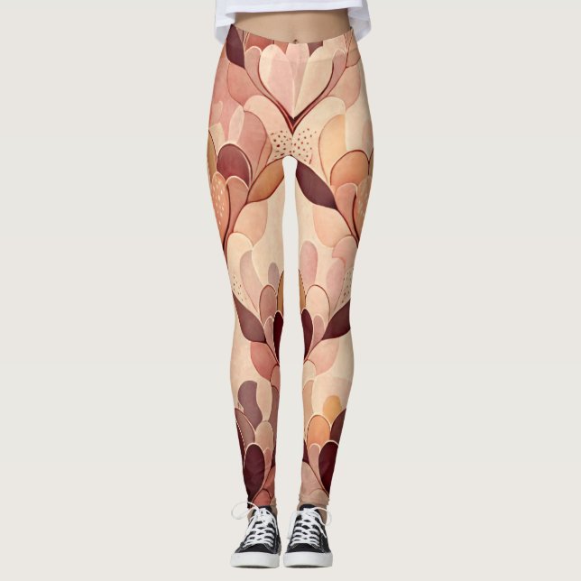 vackra lotus leggings (Framsida)