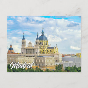 Vackra Madrid, Spanien Vykort