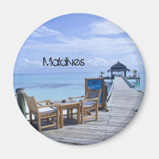 Vackra Maldives Beach Magnet